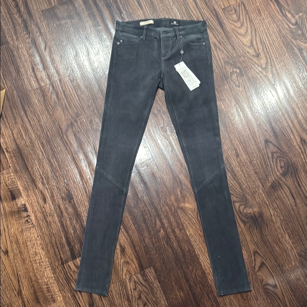 AG Genuine Leather Suede Skinny Pant